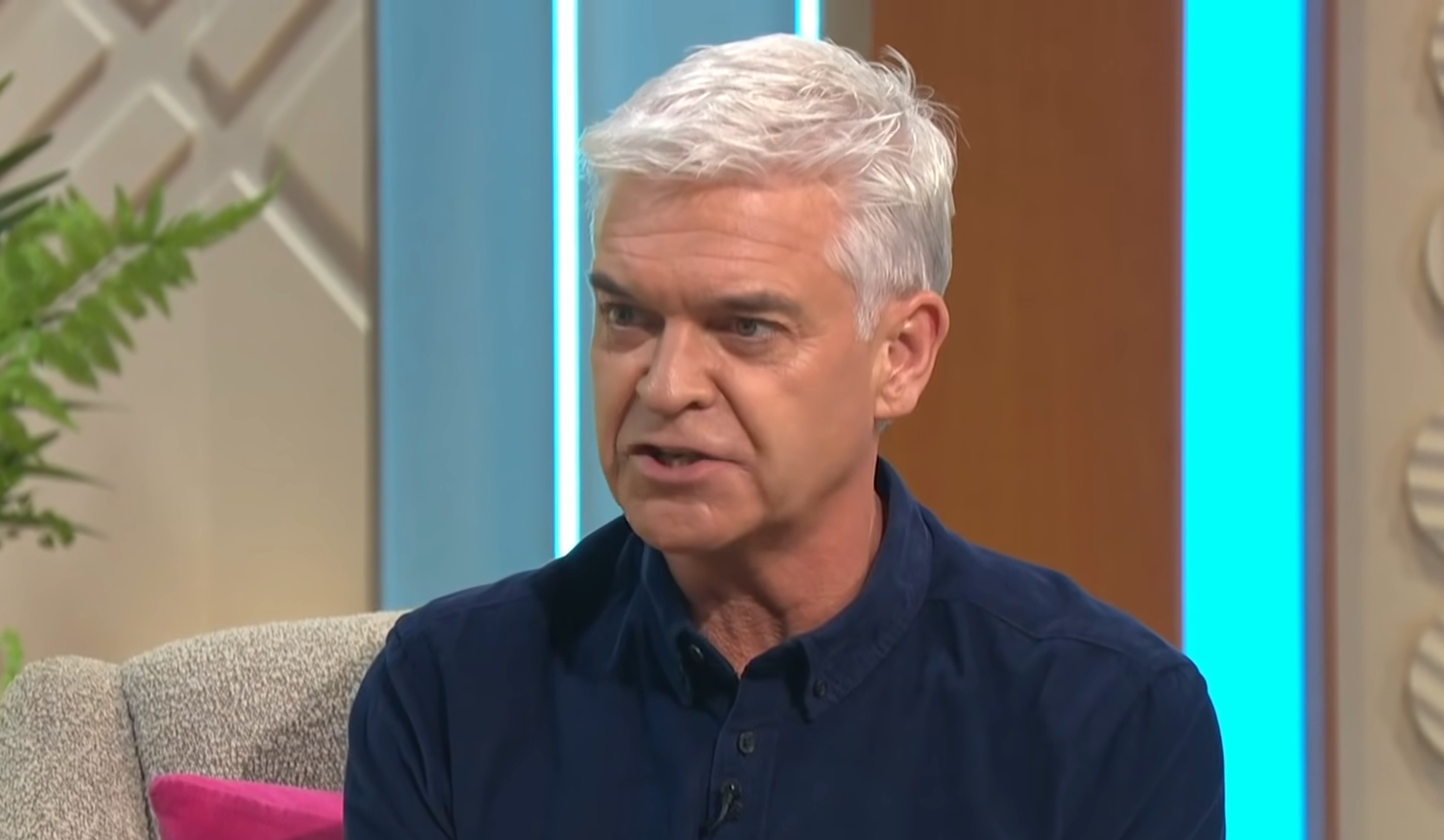 Phillip Schofield frowns on This Morning