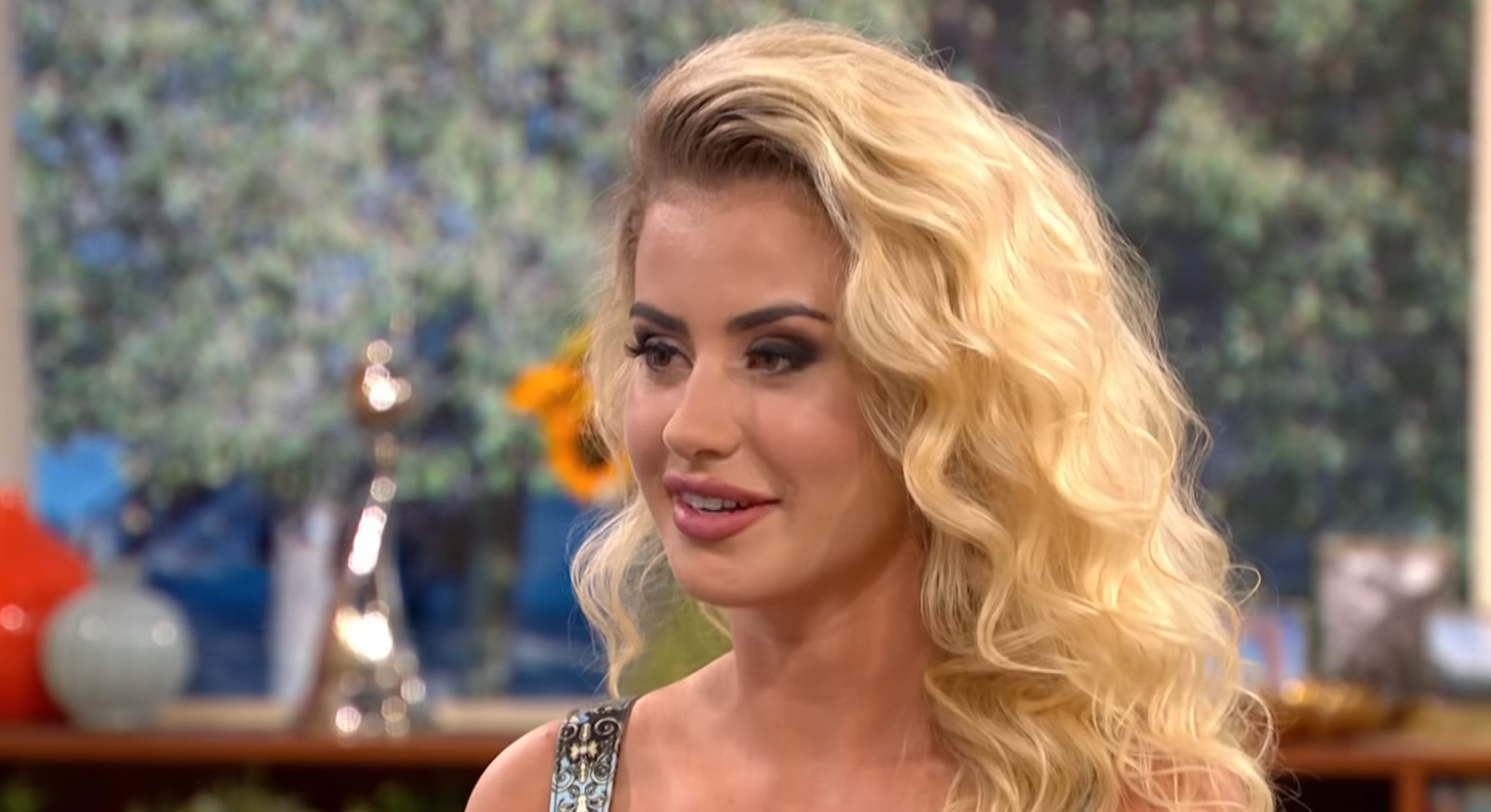 Chloe Ayling smiles on This Morning