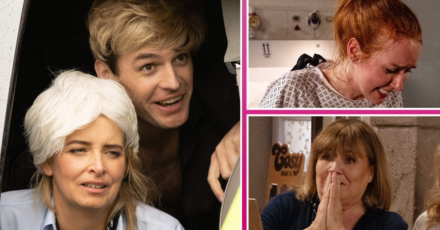 Emmerdale's Charity, Mack, Chloe and Brenda