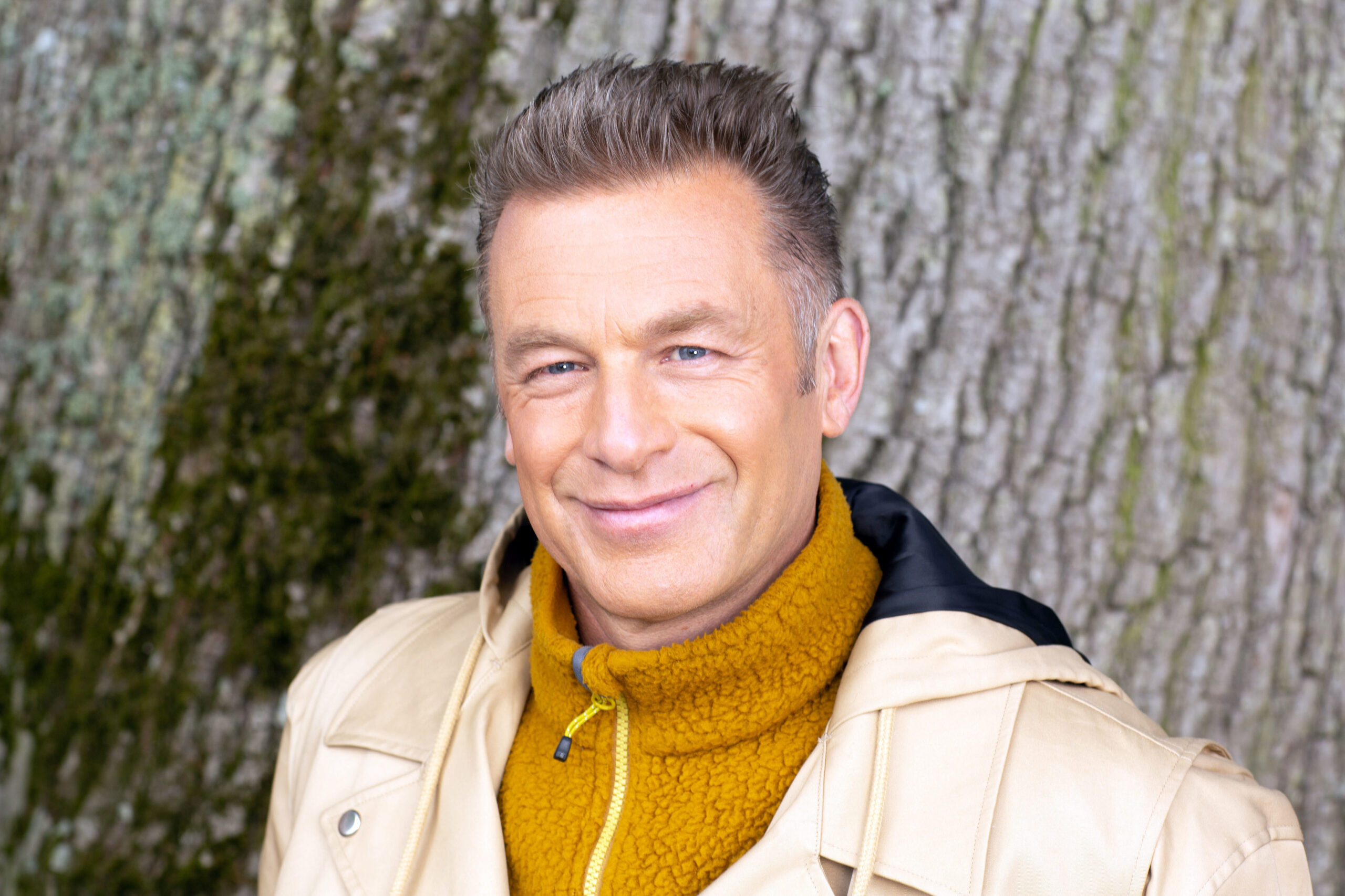 Chris Packham smiles on Autumnwatch