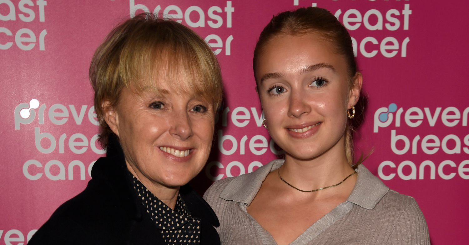 Coronation Street's Sally Dynevor is smiling with daughter Hattie Dynevor