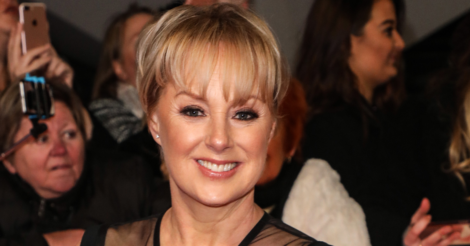Coronation Street's Sally Dynevor is smiling on the red carpet