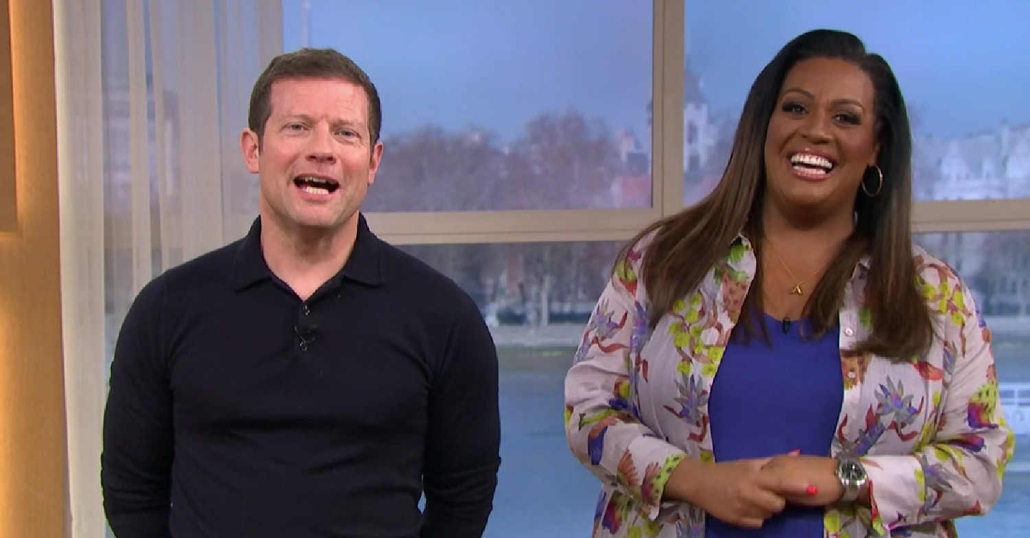 Dermot O'Leary and Alison Hammond on This Morning today