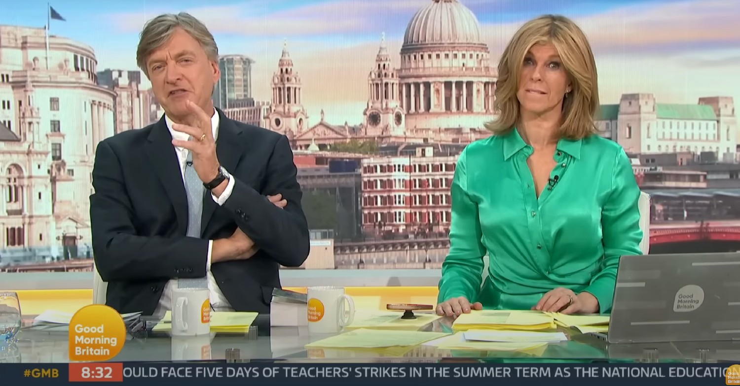 Richard Madeley and Kate Garraway on Good Morning Britain