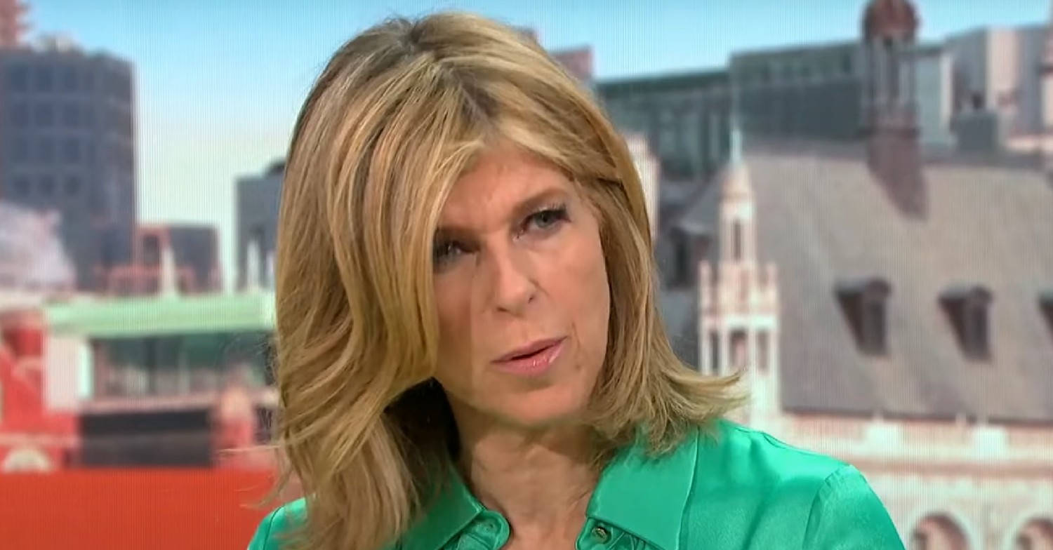 Kate Garraway looking disgusted on Good Morning Britain