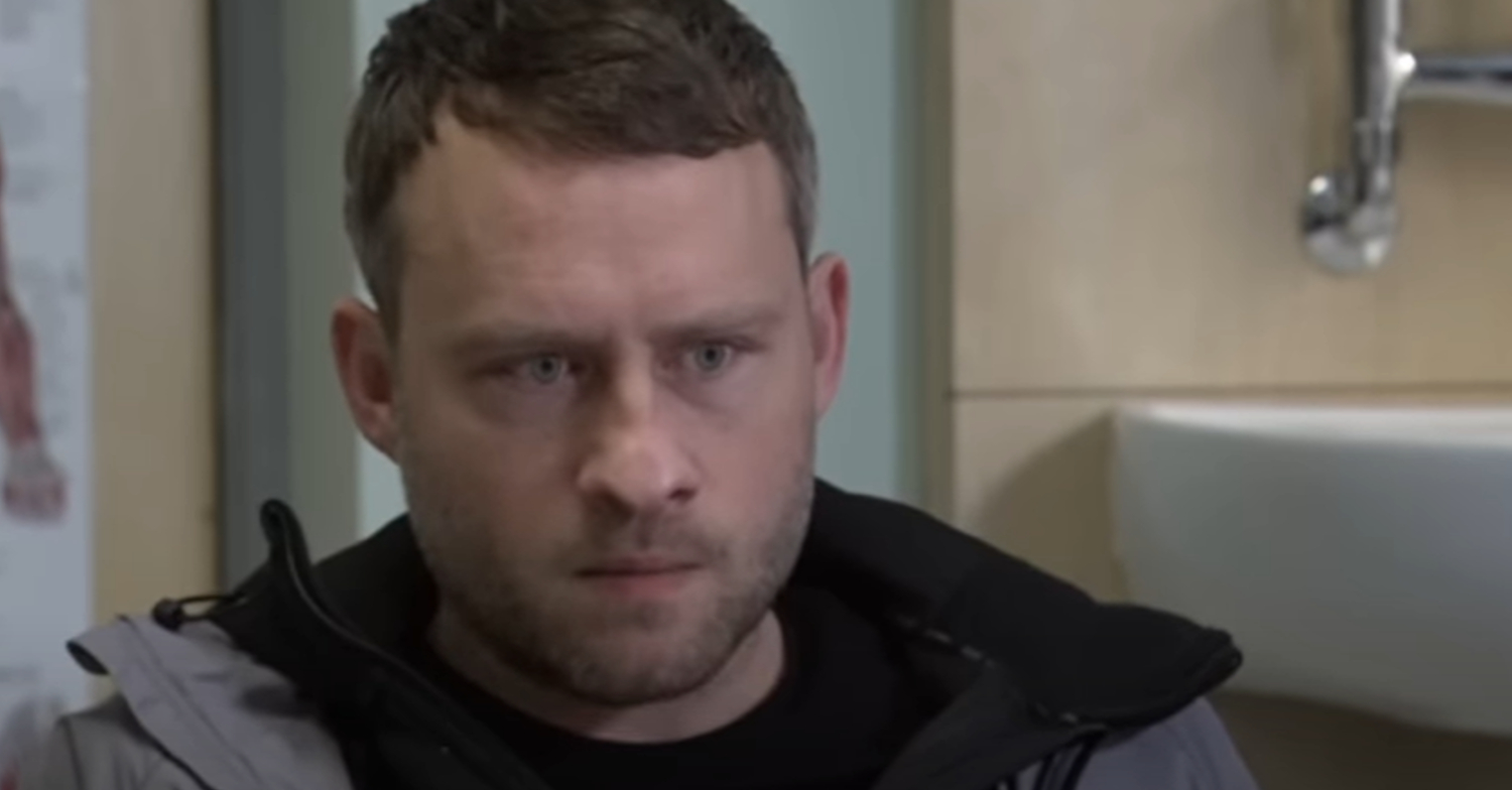 Coronation Street's Paul looks shocked in the hospital