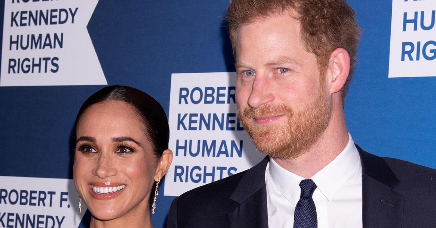 Meghan Markle and Duke of Sussex smiling