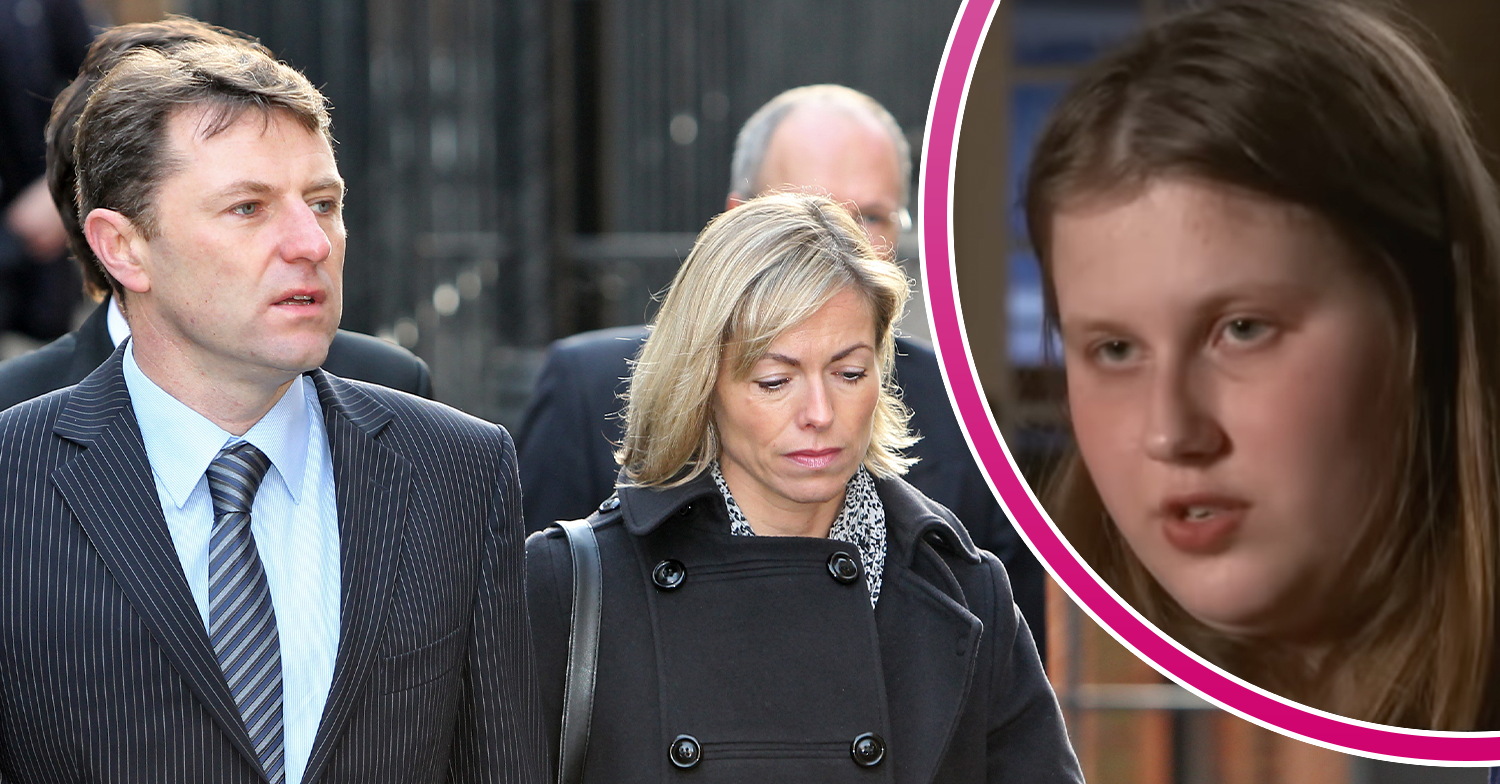 Kate nad Gerry McCann looking sombre and Julia being interviewed