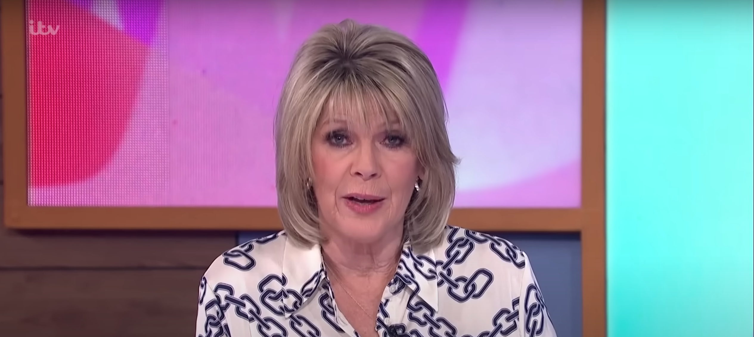 Ruth Langsford talking on Loose Women