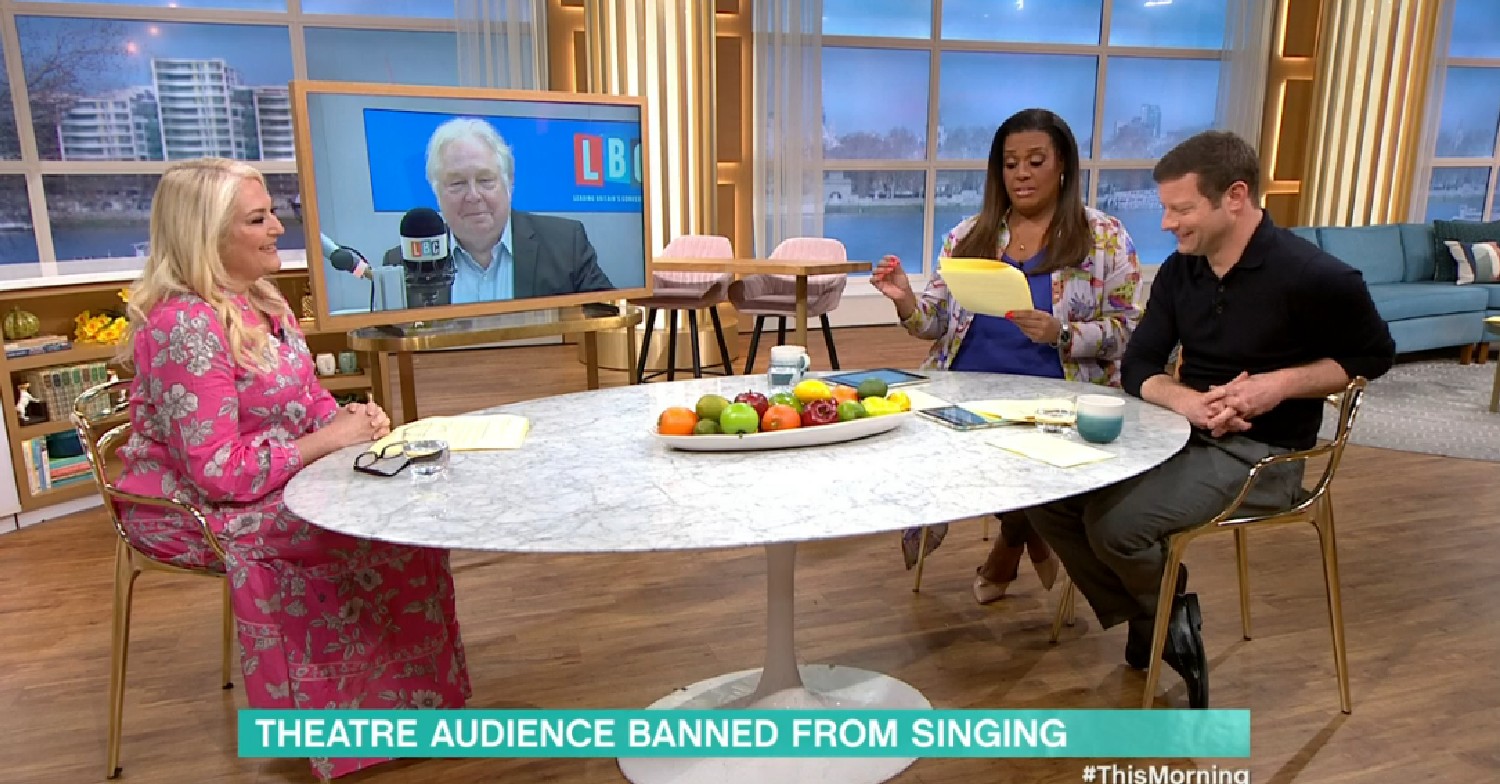 Vanessa Feltz, Alison Hammond, Nick Ferrari and Dermot O'Leary during This Morning debate