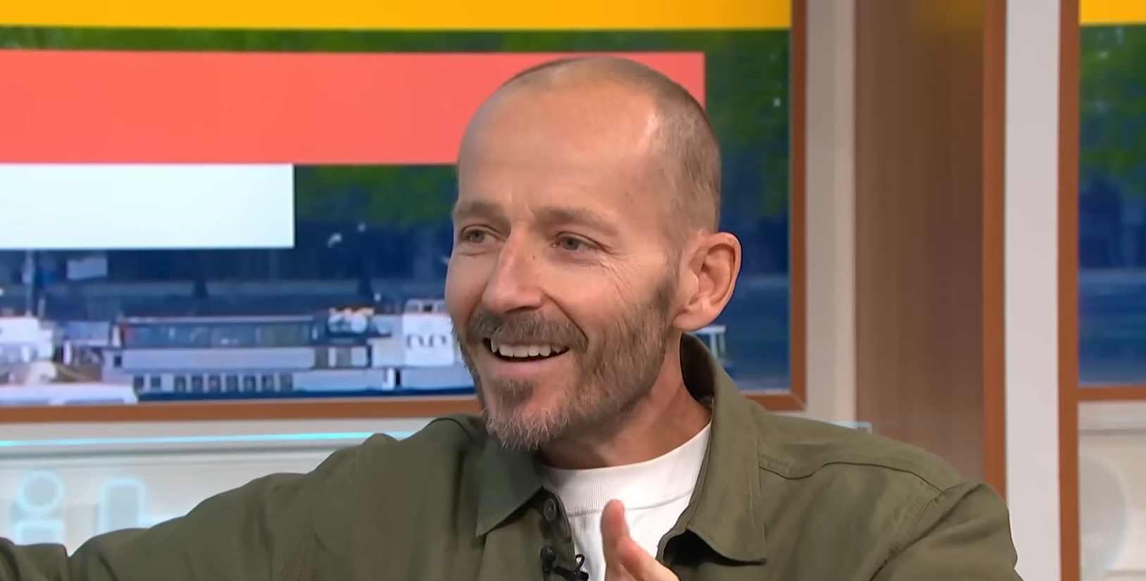 Jonnie Irwin smiles on Good Morning Britain