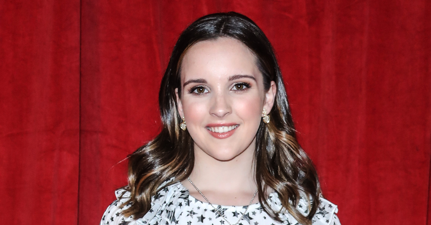 Coronation Street's Elle Mulvaney is smiling on the red carpet