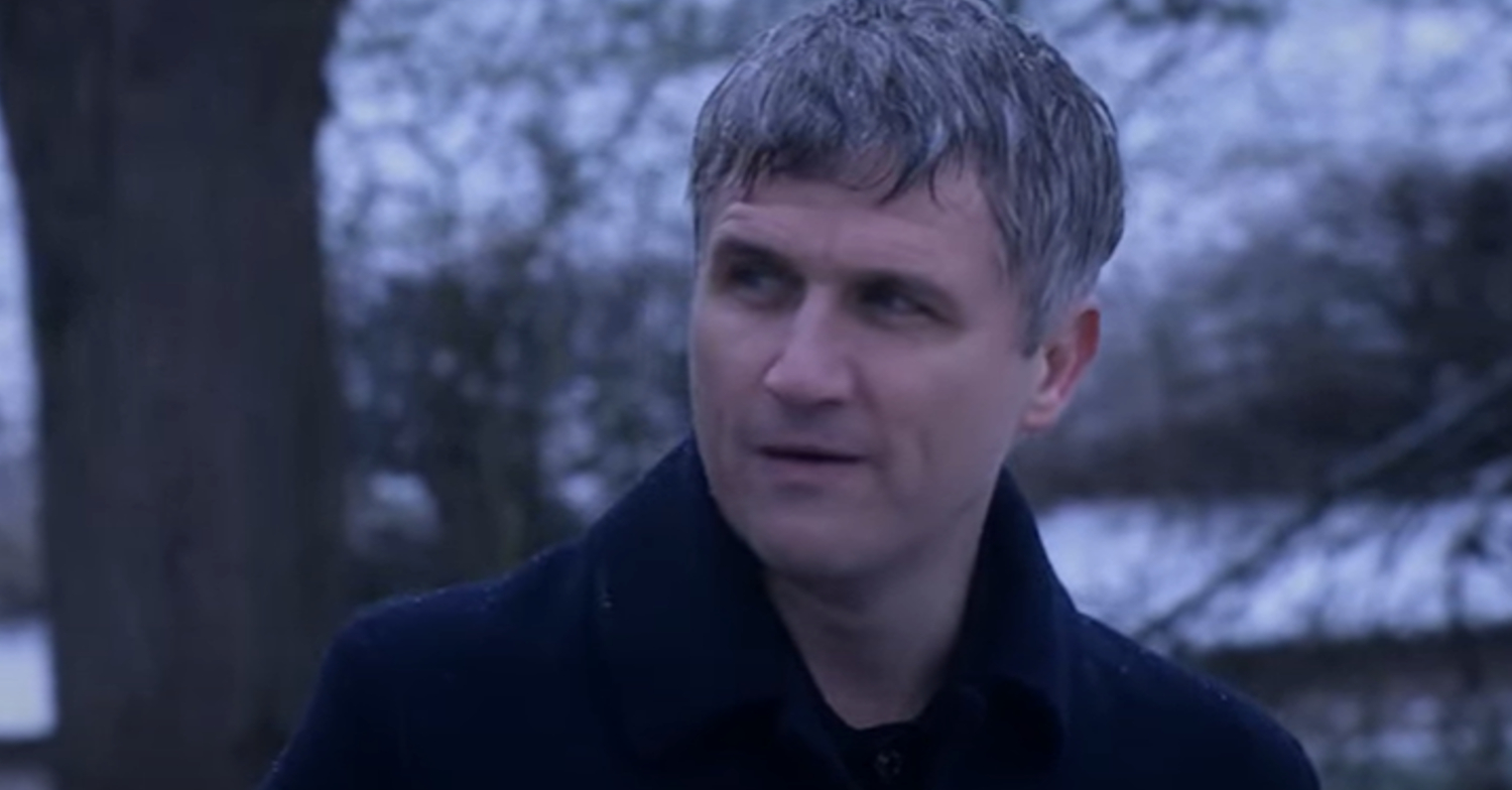 Emmerdale's Caleb is in the snow