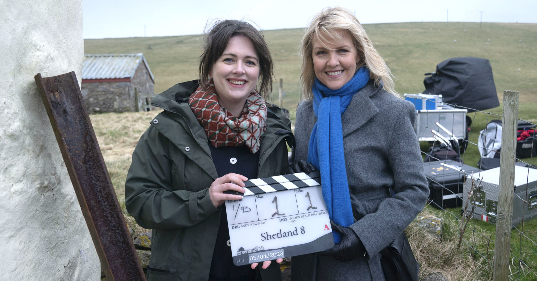 Shetland stars Alison o'Donnell and Ashley Jensen