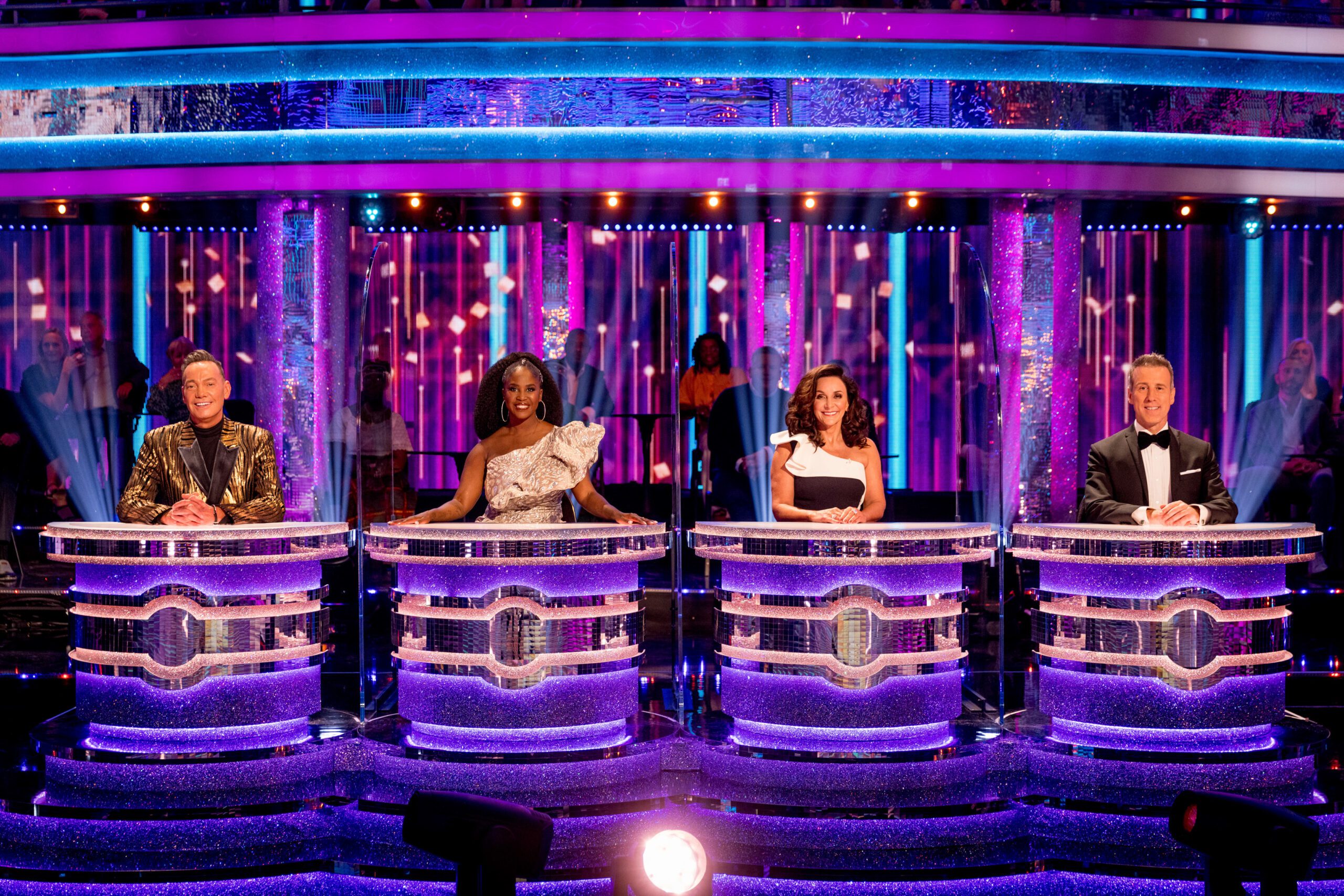 The Strictly Come Dancing judges on the panel