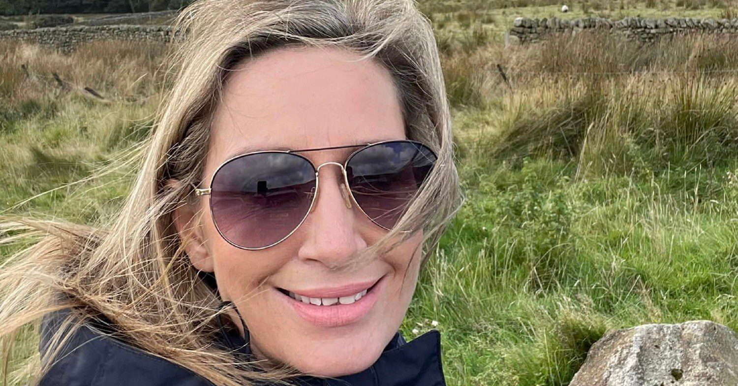 Nicola Bulley smiling with sunglasses on