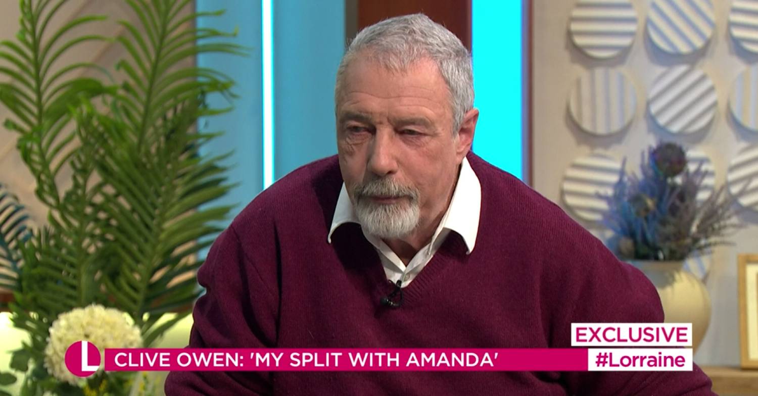 Clive Owen talks about split from Amanda Owen