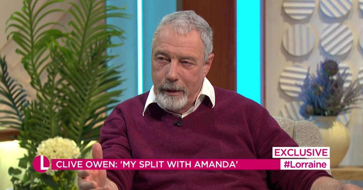Clive Owen talks about split from Amanda