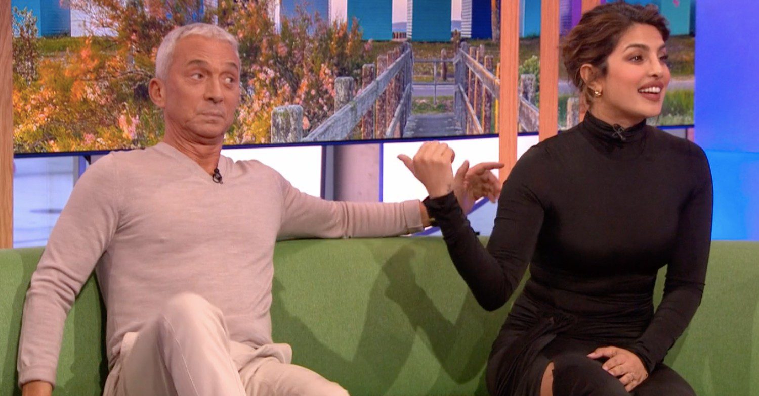 Bruno Tonioli and Priyanka Chopra on The One Show