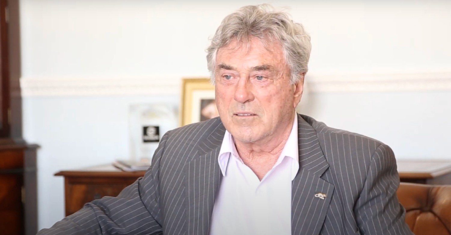 Billy Murray speaking in an interview