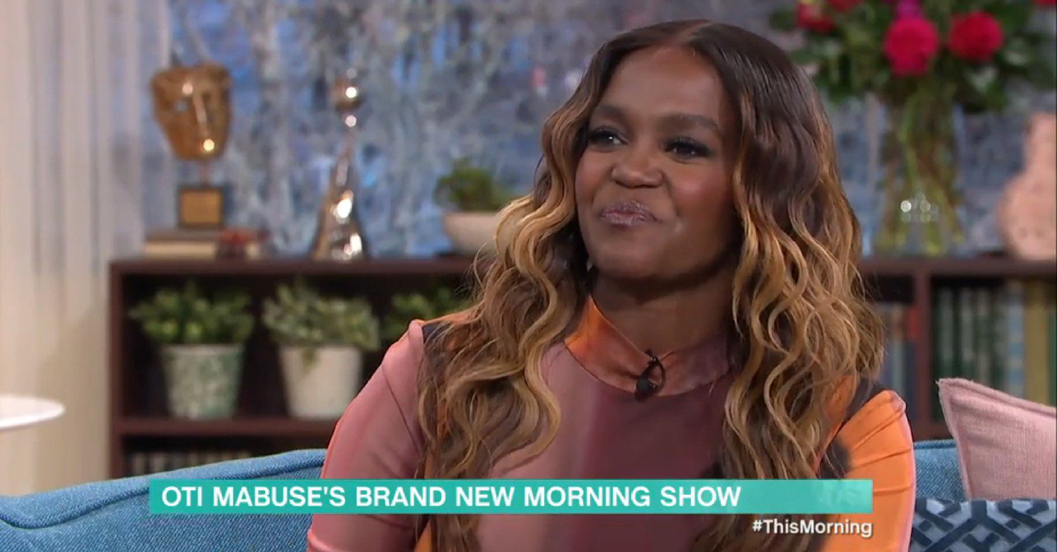 Oti Mabuse smiling on This Morning 