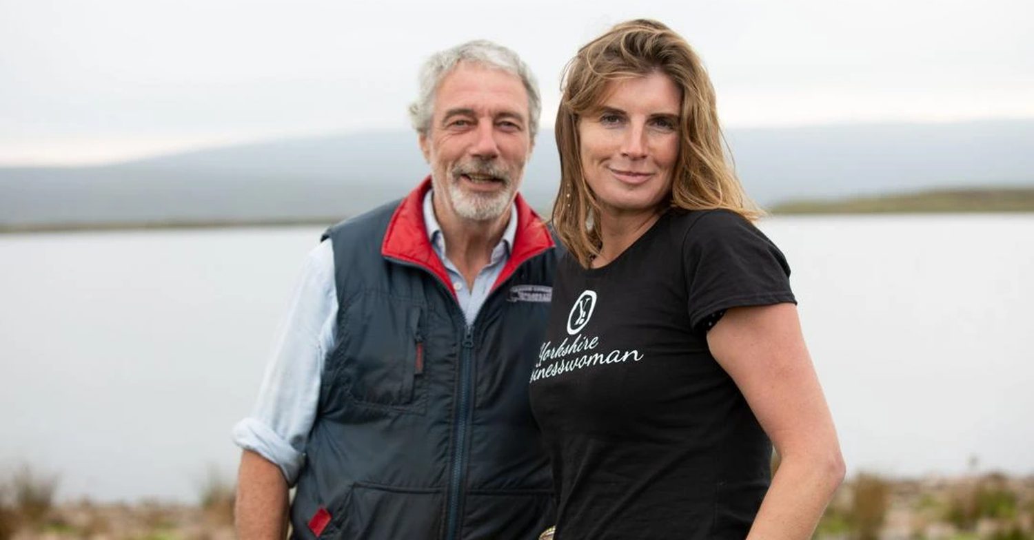 Clive and Amanda smile on Our Yorkshire Farm