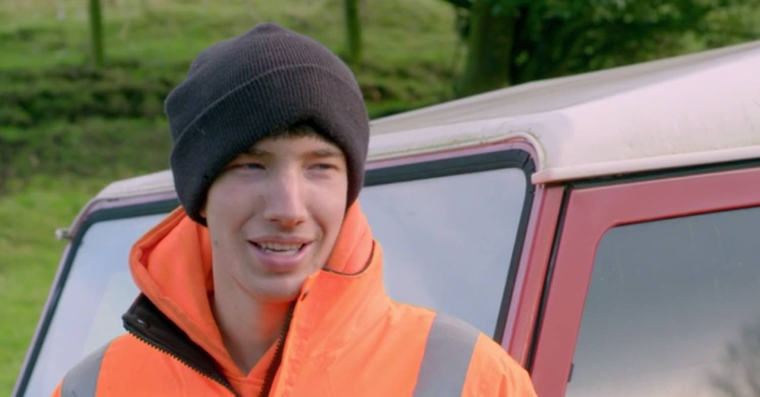 Our Yorkshire Farm star Reuben smiles