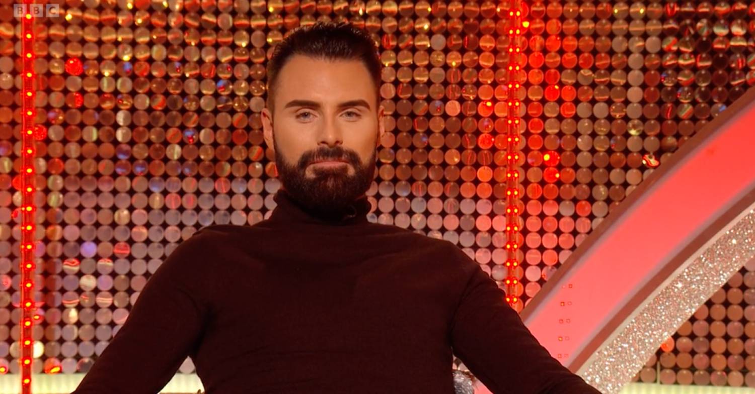 Rylan Clark looks unamused on It Takes Two