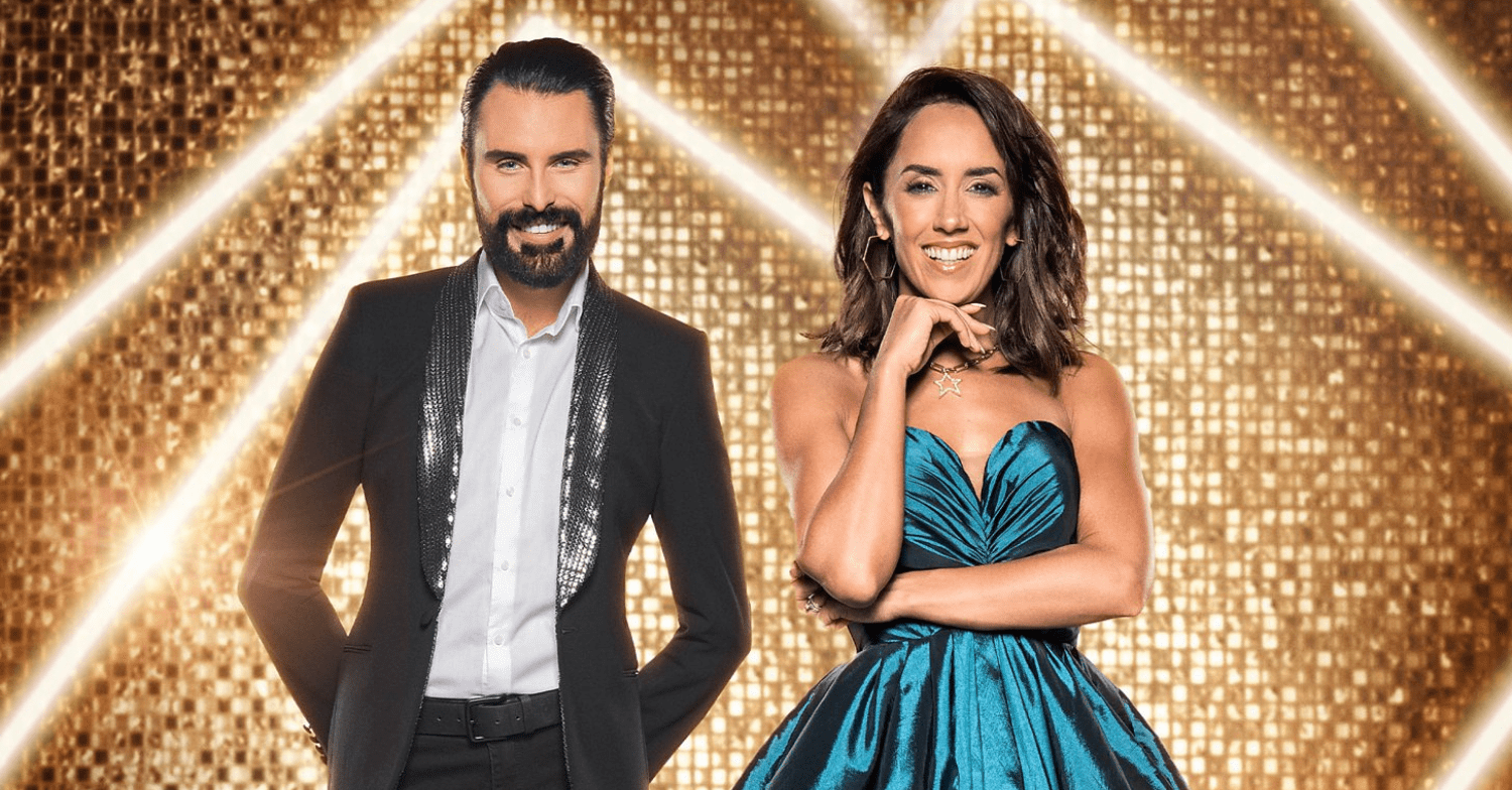 Rylan and Janette pose for a BBC press image