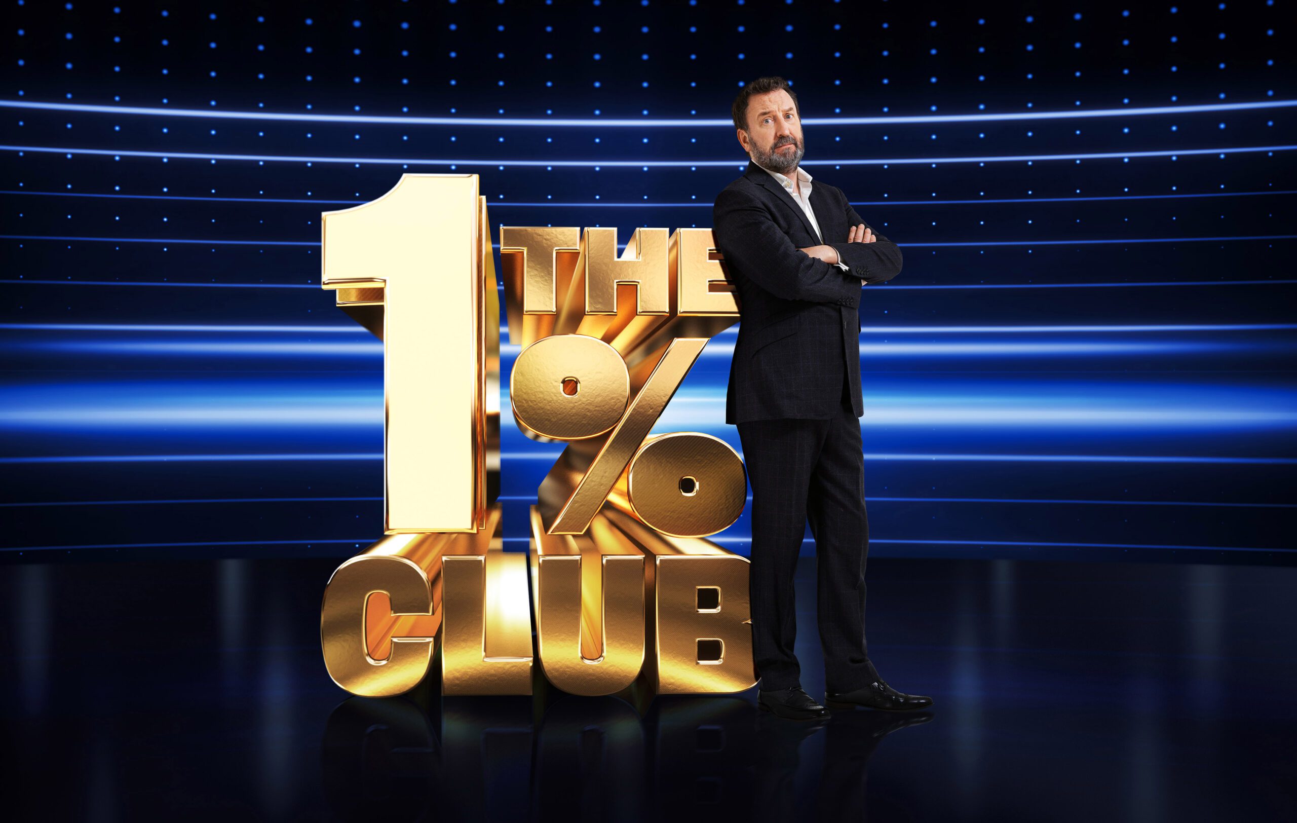 Lee Mack in a The 1% Club promo shot 