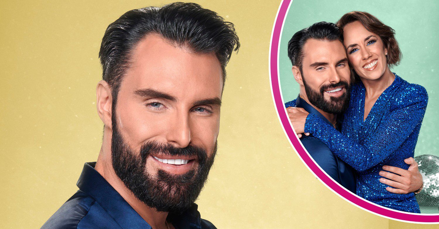 Rylan on It Takes Two promo shot comp image with Janette Manrara
