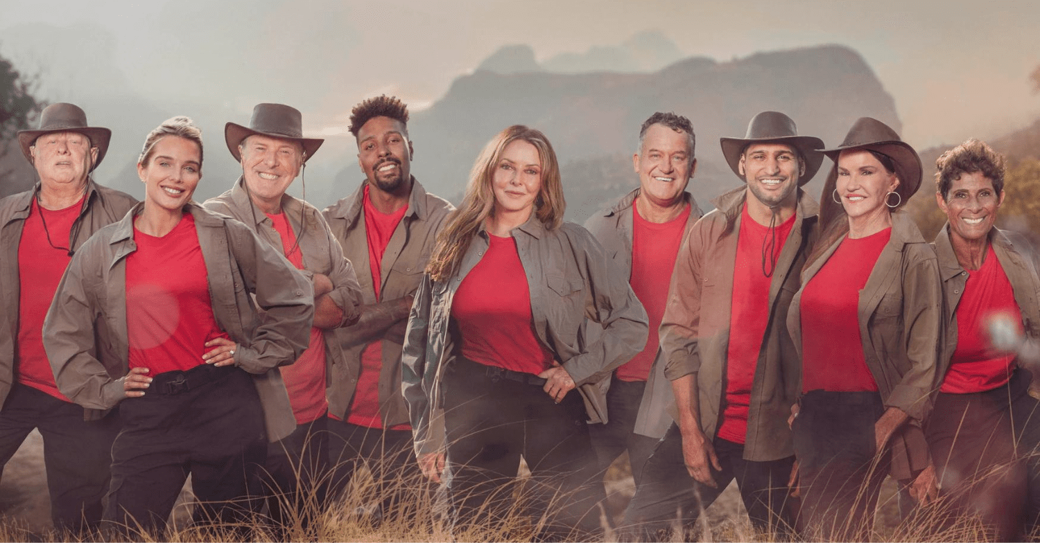 The cast of I'm A Celebrity
