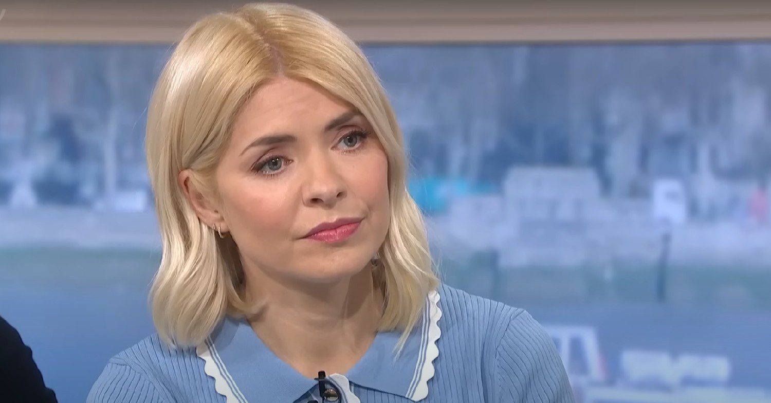 Holly Willoughby tearing up on This Morning