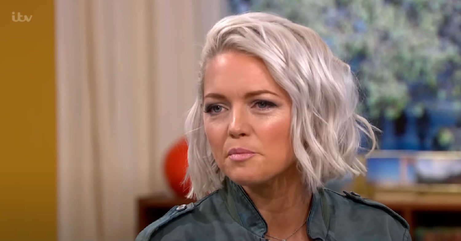 Hannah Spearritt speaking on This Morning 