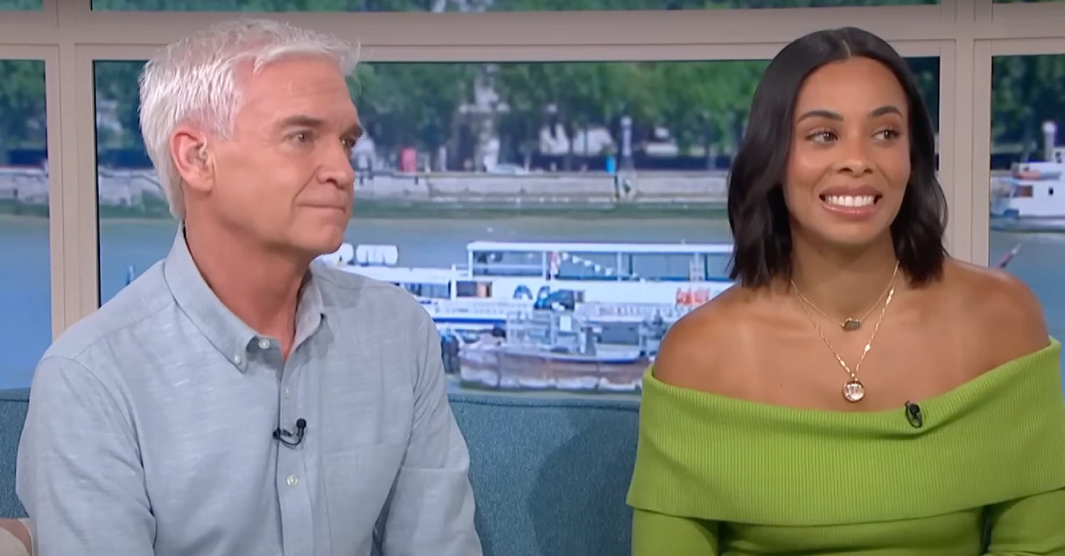 Phillip Schofield and Rochelle Humes on This Morning