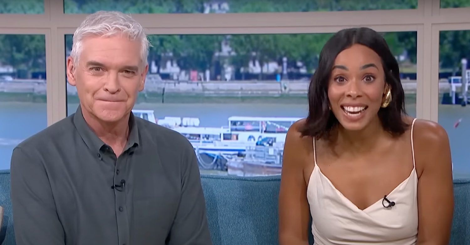 Phillip Schofield and Rochelle Humes This Morning