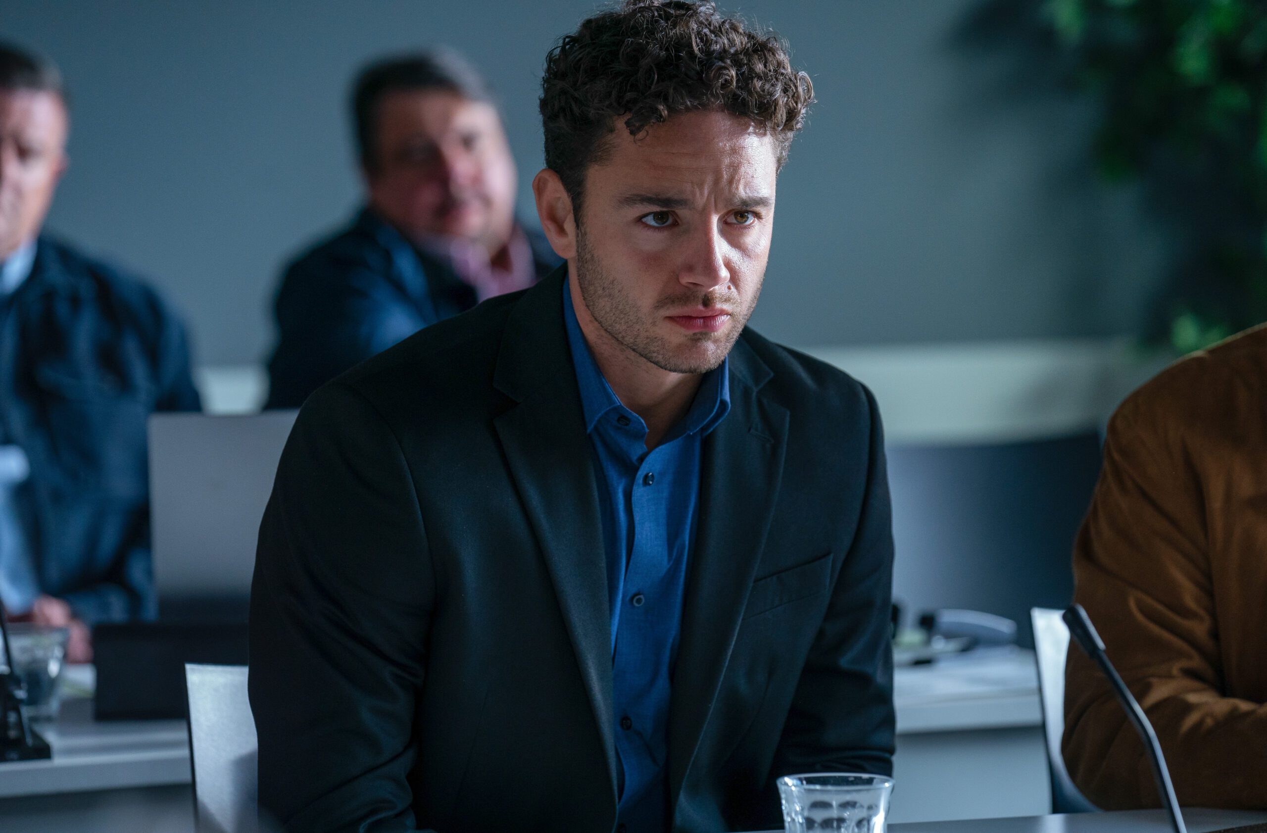 Donte Charles looks furious