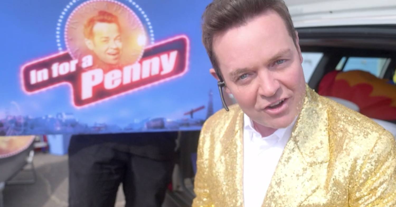 Stephen Mulhern looks into the camera