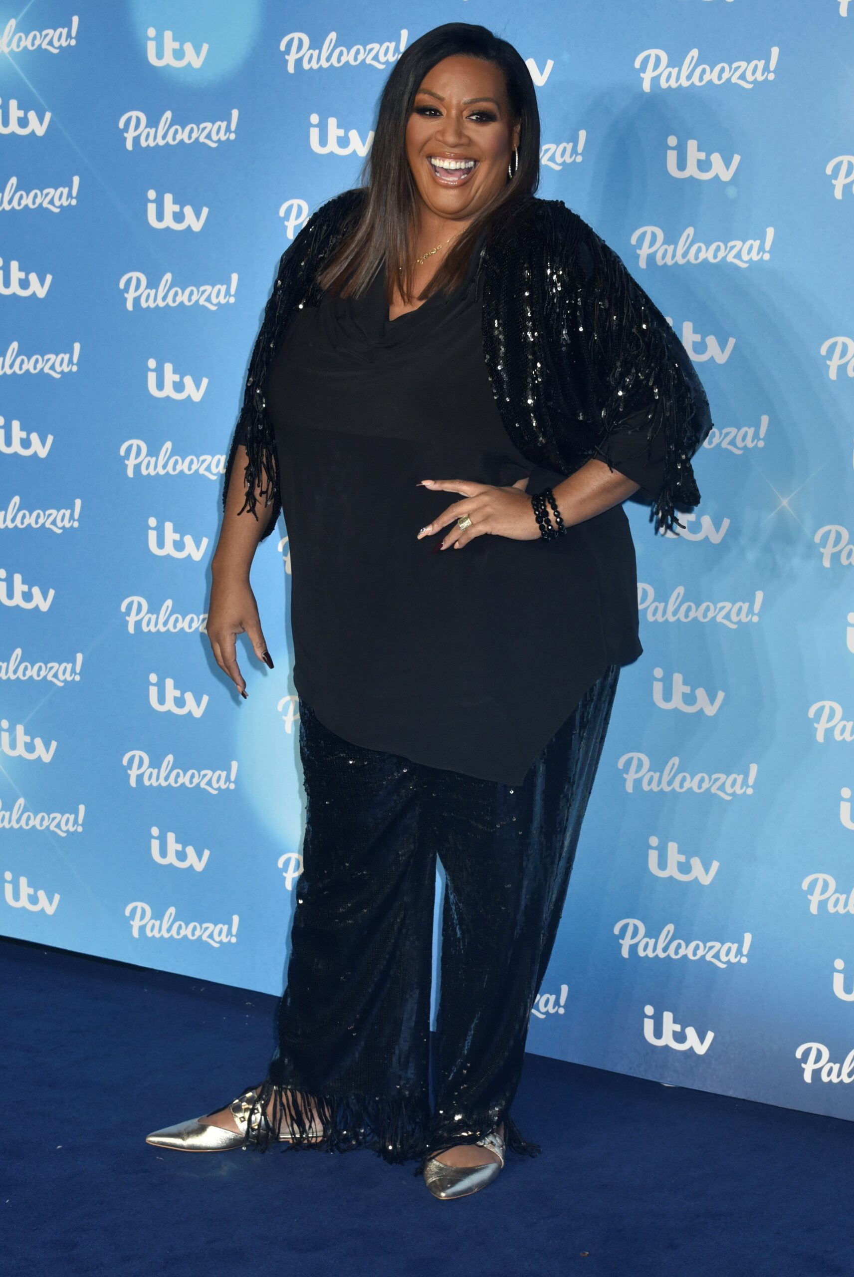 This Morning star Alison Hammond smiling at ITV Palooza