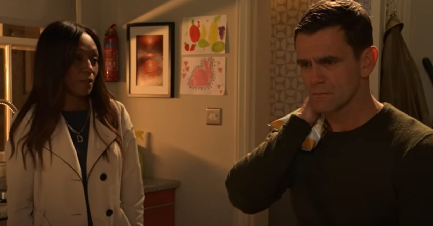 EastEnders' Denise and Jack are arguing