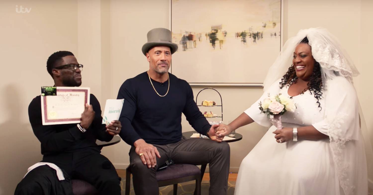 Alison Hammond and The Rock 'get wed'