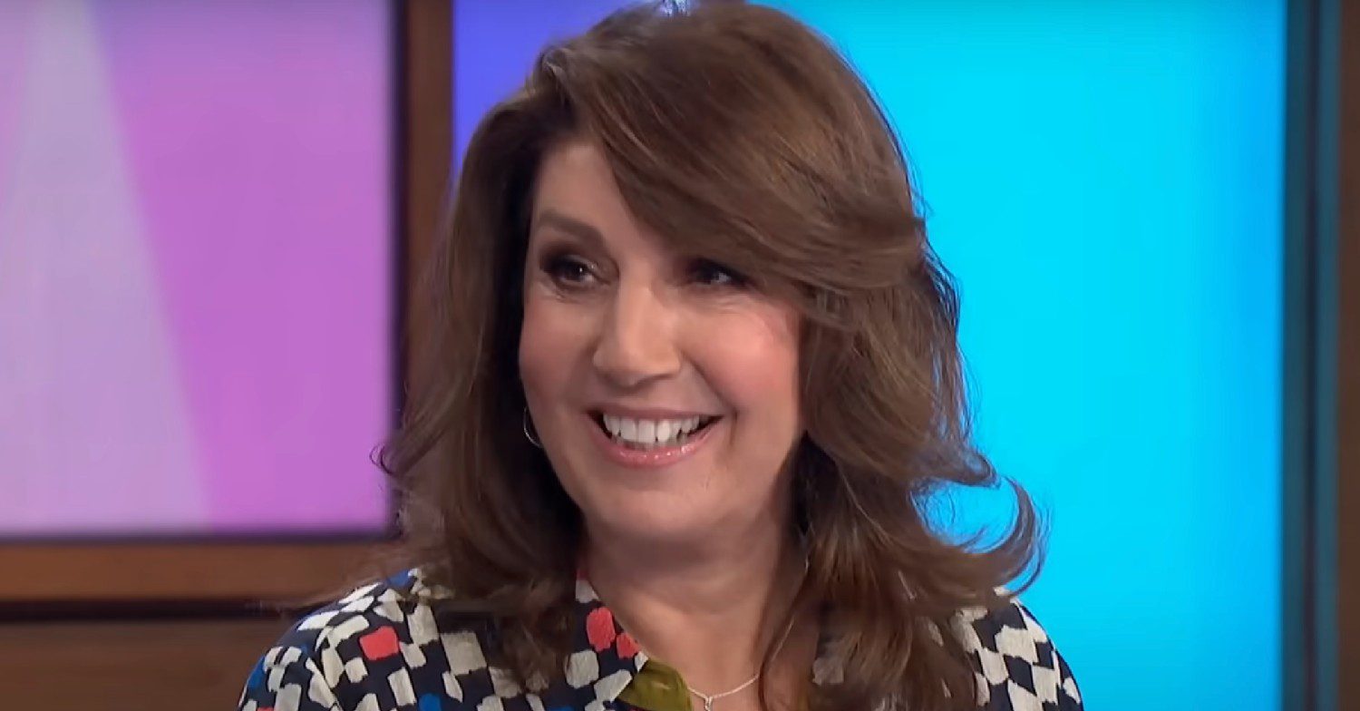 Jane McDonald smiling on Loose Women