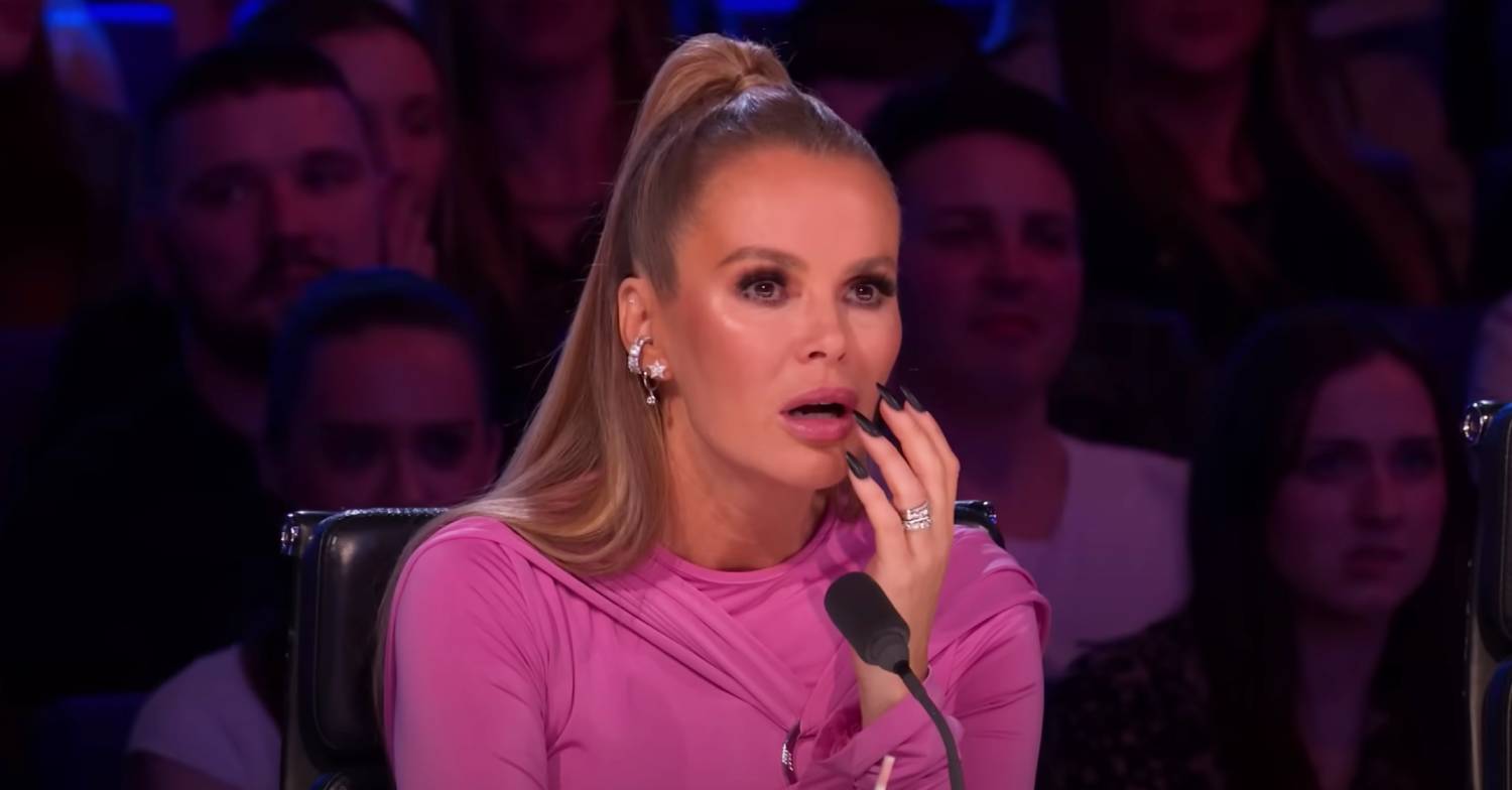 Amanda Holden appears shocked