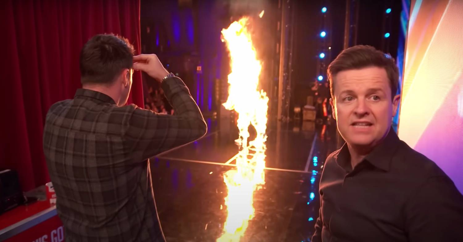 Ant and Dec react to Thomas Vu Rubik's Cube act on BGT