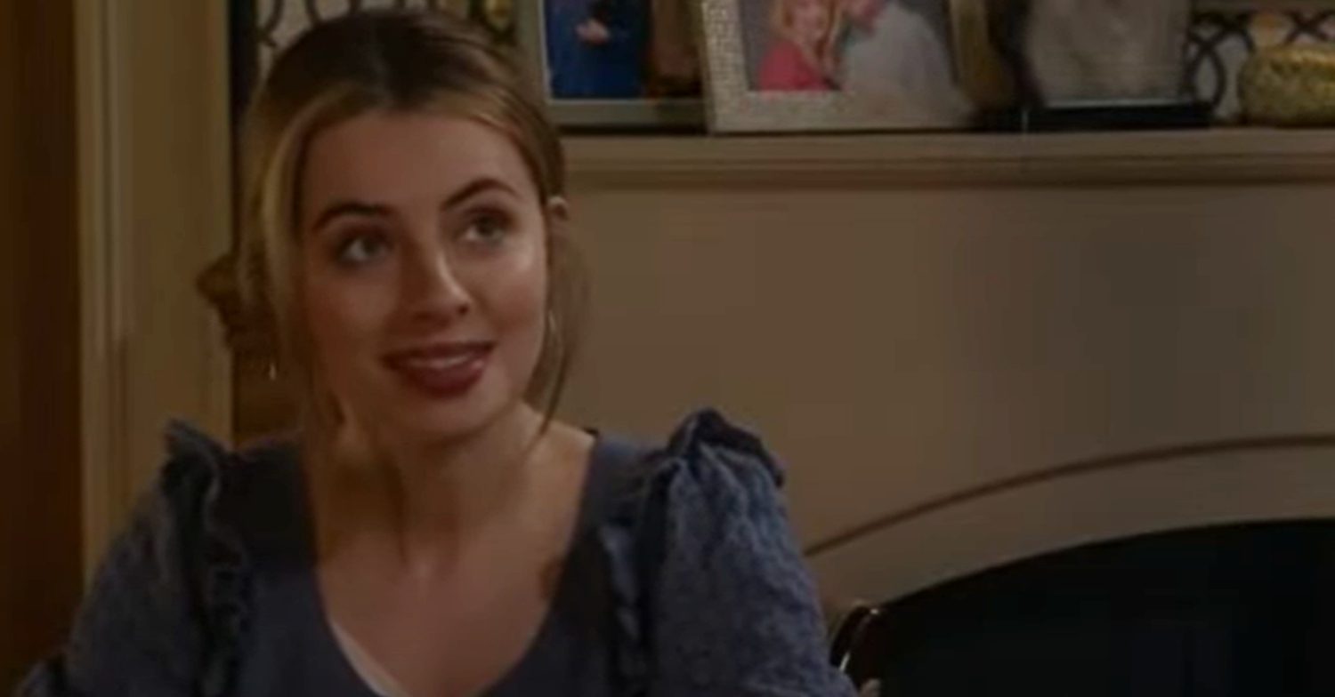 Coronation Street's Daisy is smiling