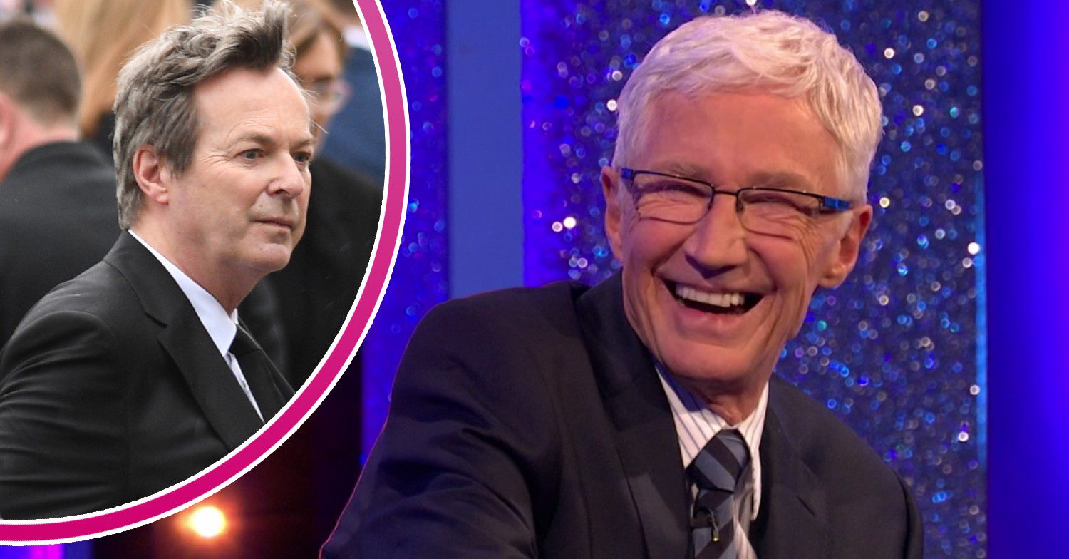 Julian Clary attends star's funeral, Paul O'Grady smiles widely