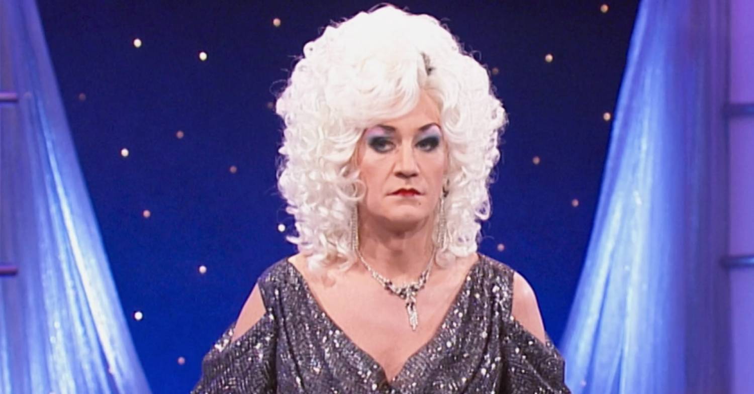 Lily Savage glares