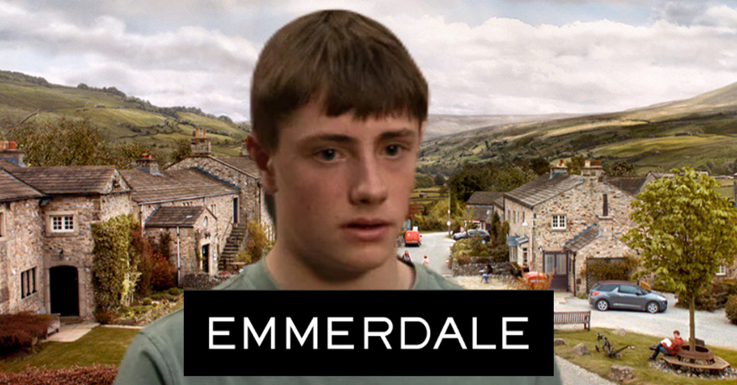 Emmerdale spoilers: Marshall and the village with show logo comp
