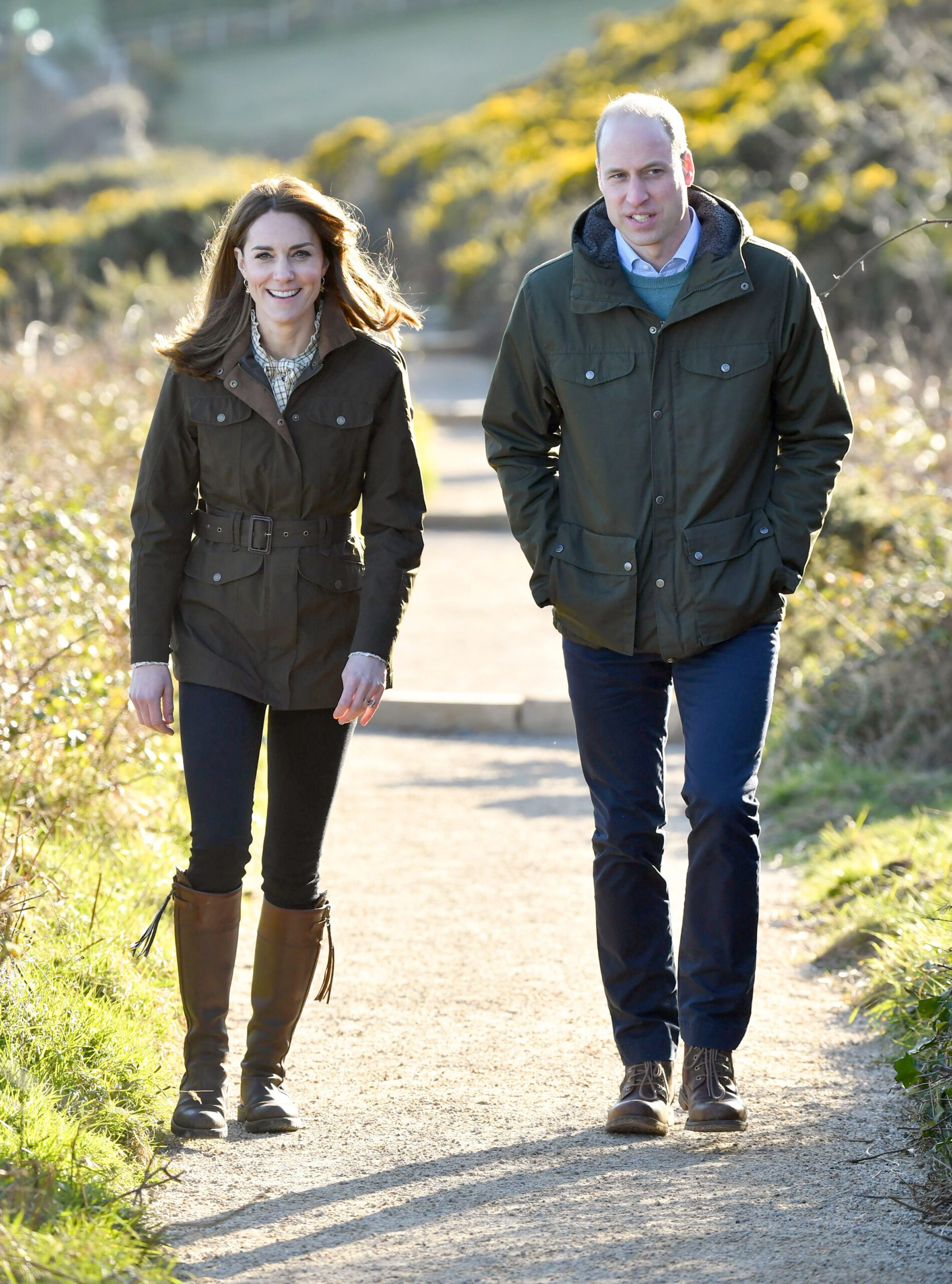 Prince William and Kate Middleton walking 