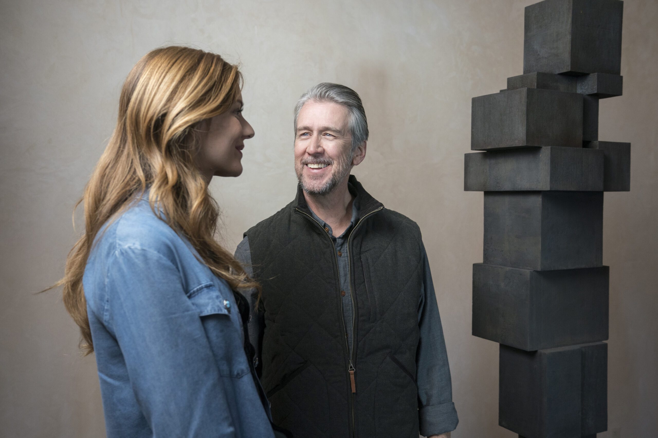 Connor smiling in Succession